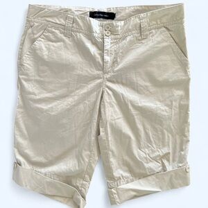 Calvin Klein Jeans Tan Flat Front Cotton Cargo Summer Shorts 10